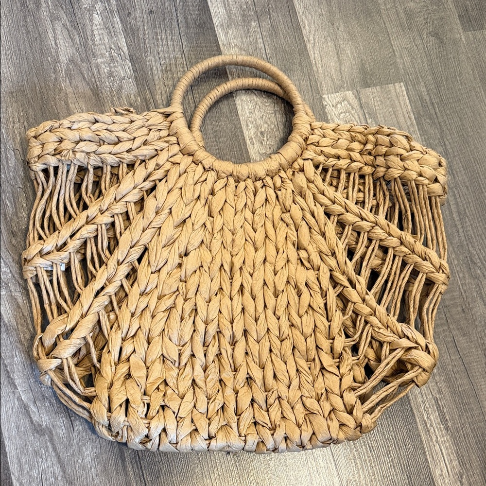 3am Forever Woven Tan Tote Bag